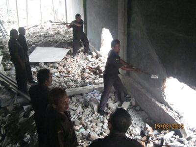 Lagi, Dinas TRTB Medan Bongkar Ruko di Jalan Sisingamangaraja